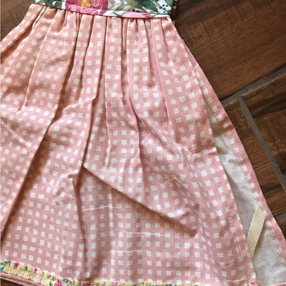 Pink Floral Kitchen Scarf New - Picture 2 of 2